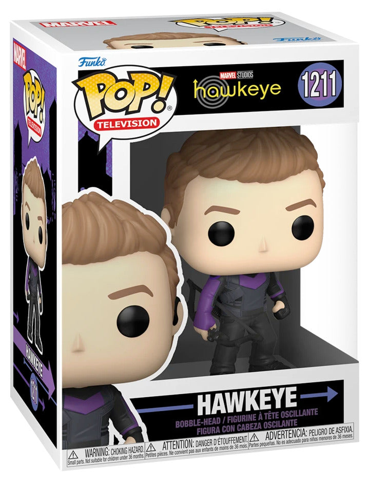 SALE!!! Funko Pop! Marvel Studios Hawkeye 1211 + Free Protector