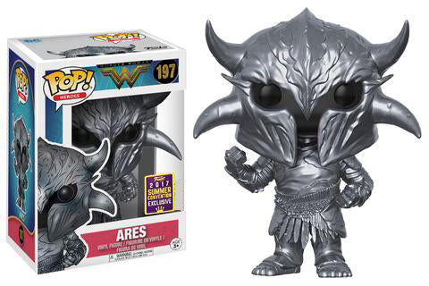 Funko Pop! Wonder Woman : Ares 197 Funko 2017 Summer Convention Exclusive (VAULTED) + Pop Protector