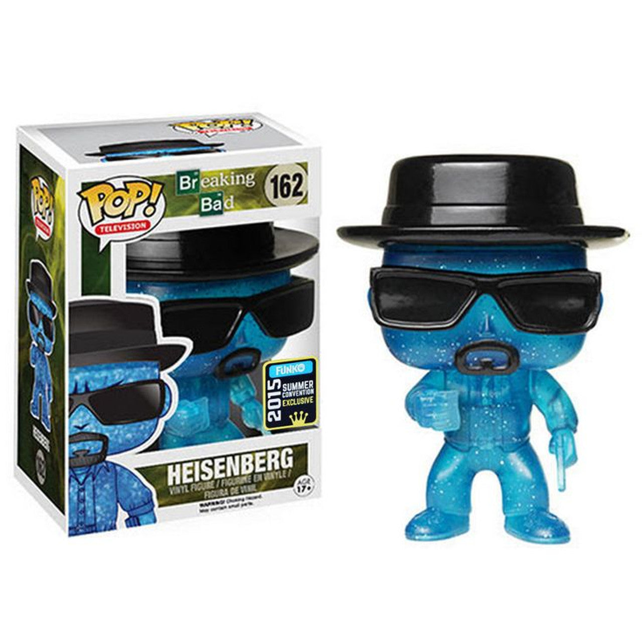 Funko Pop! Breaking Bad Heisenberg 162 Funko 2015 Summer Convention Exclusive (VAULTED) + Free Protector