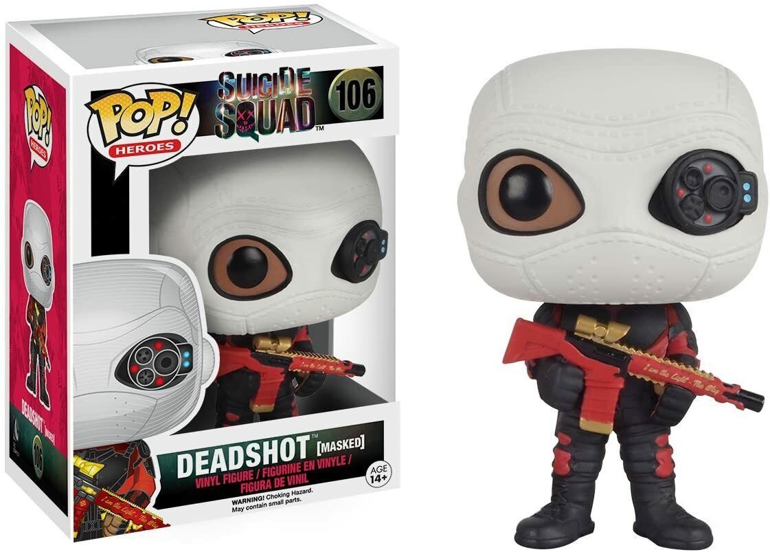 Funko Pop! Suicide Squad : Deadshot (Masked) 106 + Pop Protector