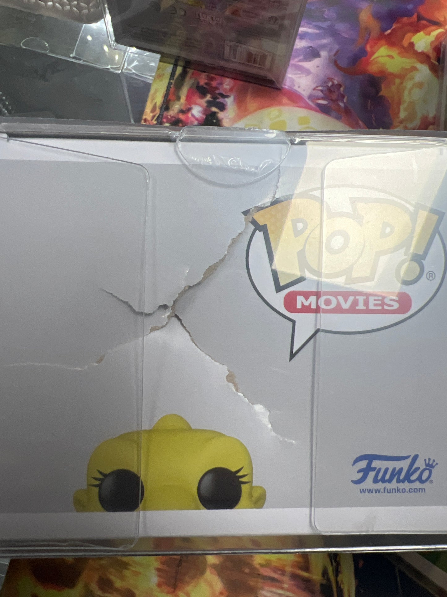 Funko Pop! The Land Before Time - Ducky 1841 Figure + Pop Protector (Major Box Damage)