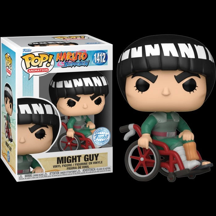 Funko Pop! Naruto Shippuden Might Guy 1412 Funko Shop Exclusive + Free Protector