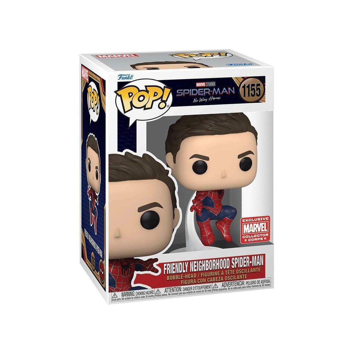 Spider Man Marvel Collector Corps Pops Funko Pop! Marvel Studios