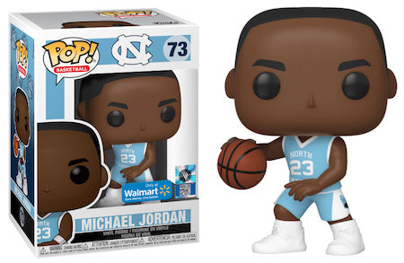Funko Pop! University of North Carolina Michael Jordan (Home UNC Jersey) 73 Walmart Exclusive (VAULTED) + Free Protector