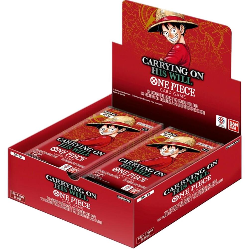 One Piece TCG! Carrying On His Will Booster Box - Carrying On His Will (OP13)