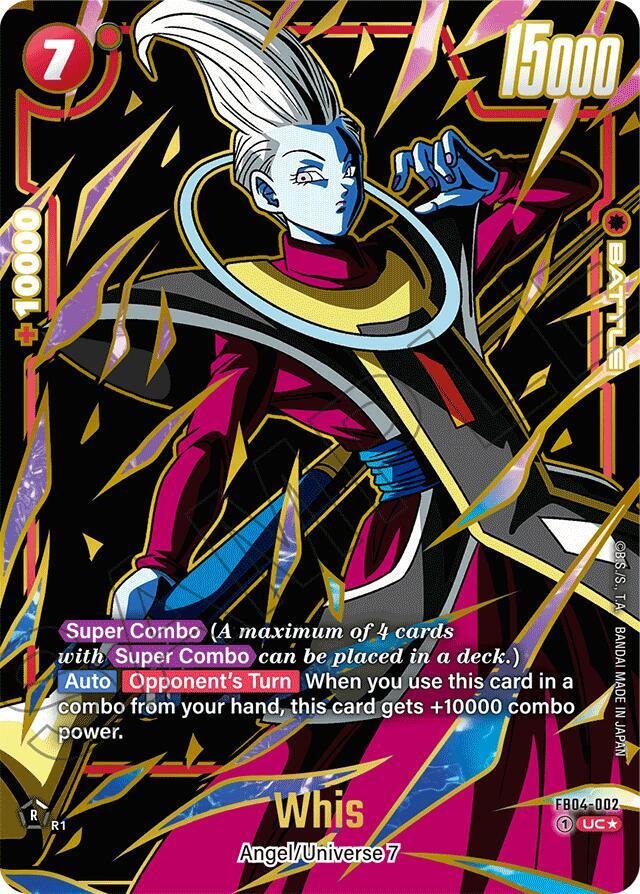 Dragon Ball TCG! Whis (Alternate Art) - Ultra Limit Alternate Art Reprints (FB04_AR)