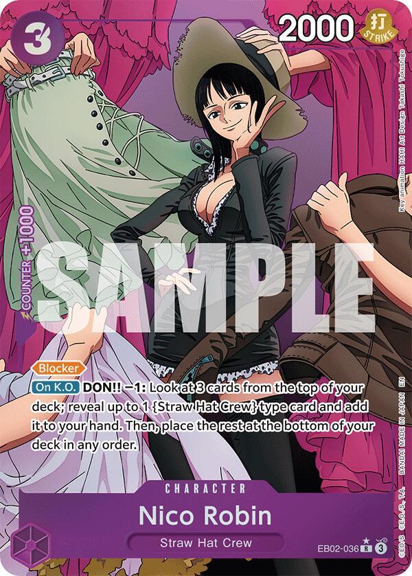 One Piece TCG! Nico Robin (Alternate Art) - Extra Booster: Anime 25th Collection (EB-02)