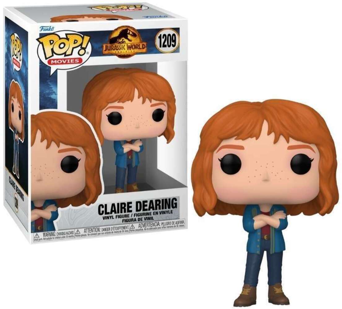 Funko Pop! Jurassic World - Claire Dearing 1209 + Free Protector