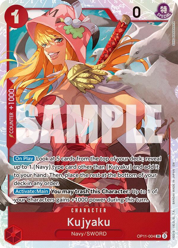 One Piece TCG! Kujyaku - A Fist of Divine Speed (OP11)
