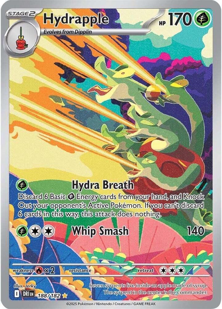 Pokemon TCG! Hydrapple - 188/182 - SV10: Destined Rivals (DRI)