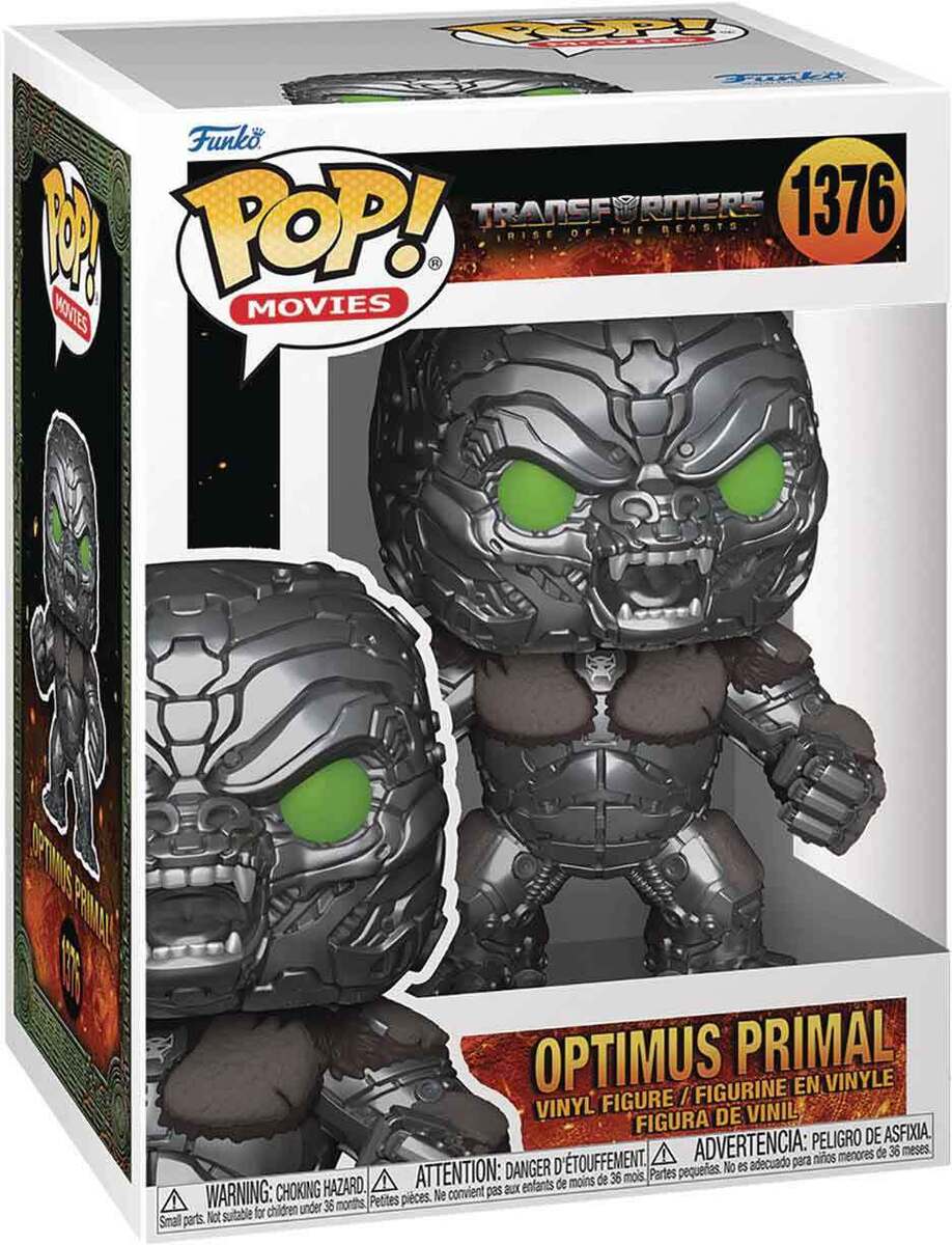 Funko Pop! Transformers Rise of the Beasts : Optimus Primal 1376 + Pop Protector