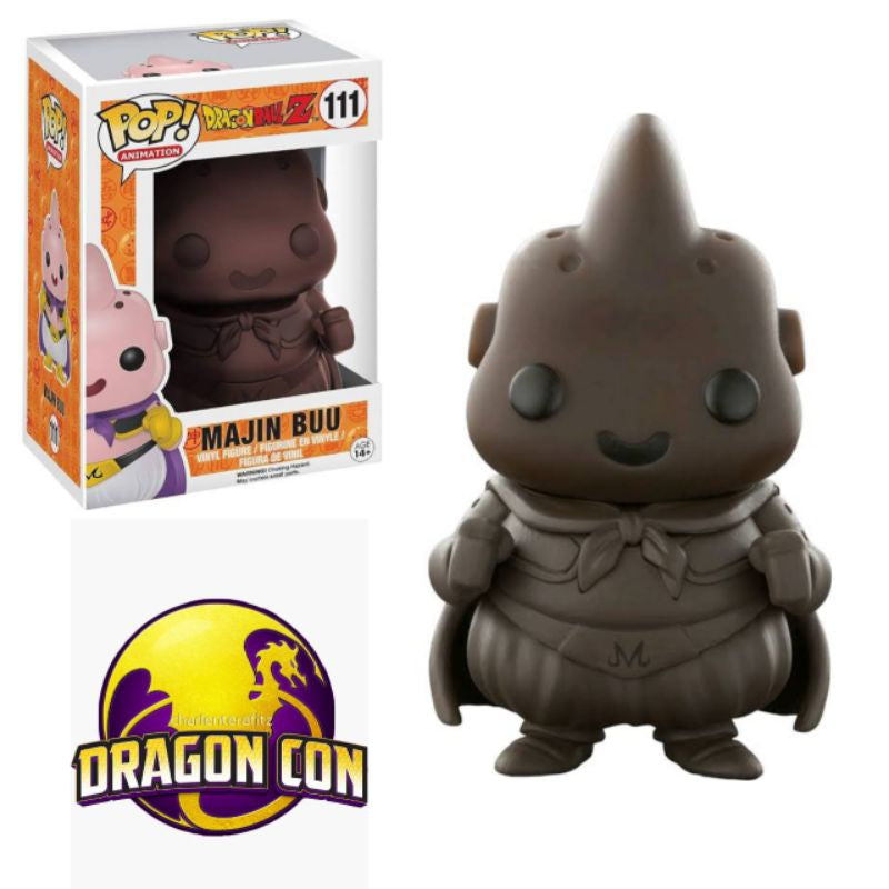 Funko Pop! Dragon Ball Z : Majin Buu (Brown) 111 Dragon Con Exclusive (VAULTED) + Pop Protector
