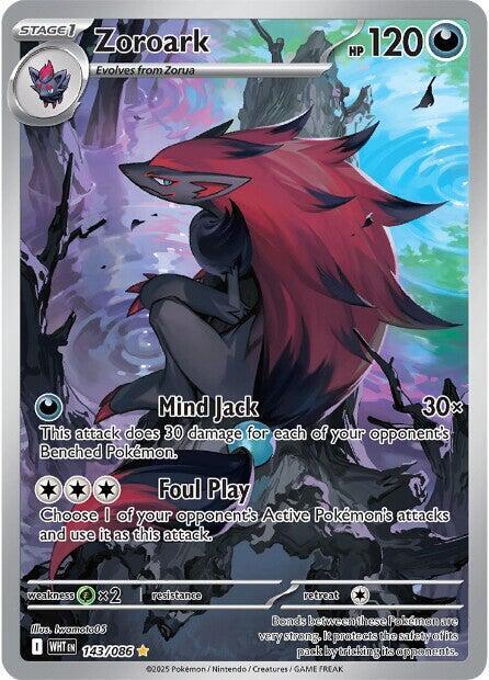 Pokemon TCG! Zoroark - 143/086 - SV: White Flare (WHT)