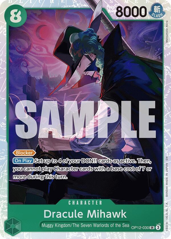 One Piece TCG! Dracule Mihawk - Legacy of the Master (OP12)