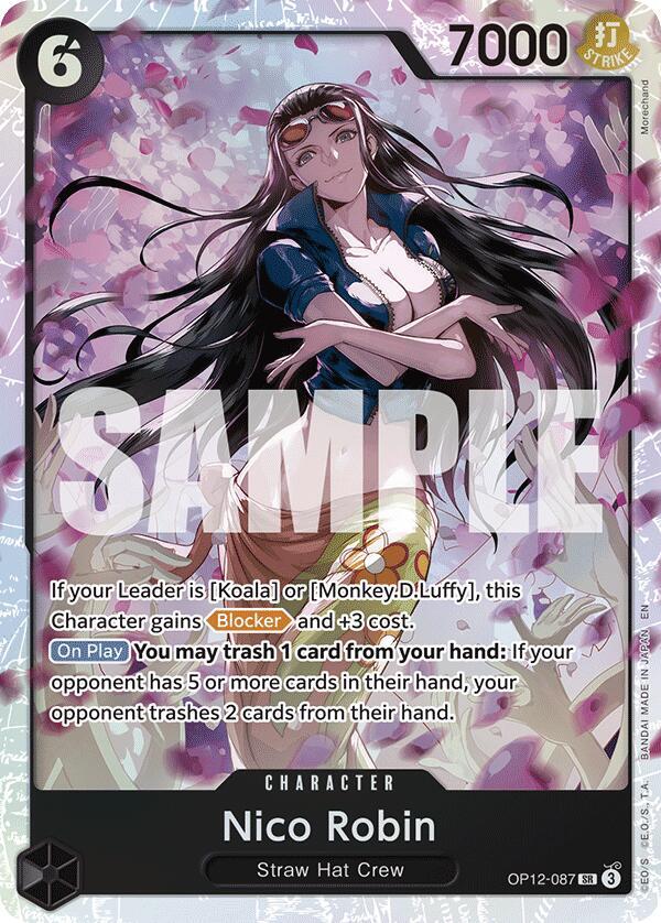 One Piece TCG! Nico Robin - Legacy of the Master (OP12-087)