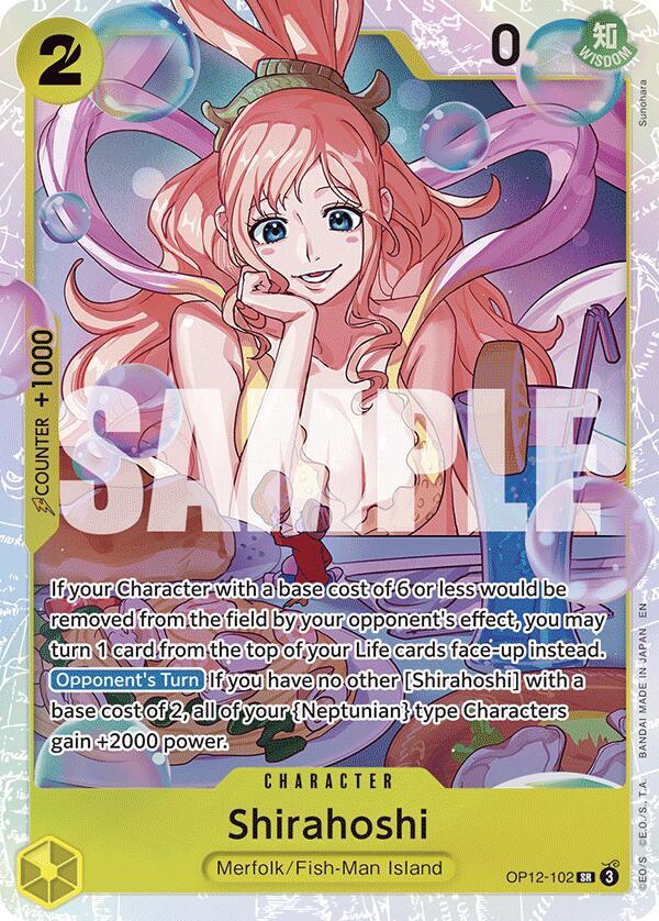 One Piece TCG! Shirahoshi - Legacy of the Master (OP12-102)