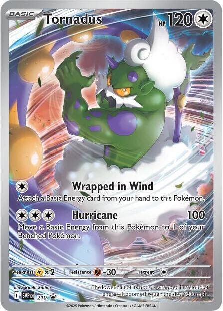 Pokemon TCG! Tornadus - 210 - SV: Scarlet & Violet Promo Cards (SVP)