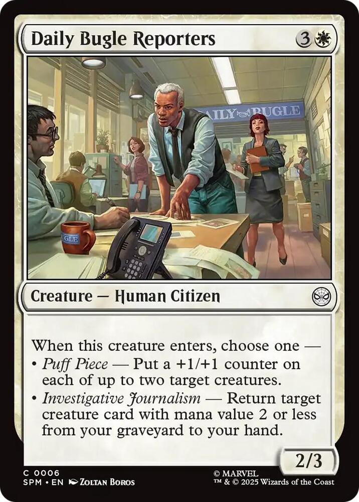 MTG! Daily Bugle Reporters - Marvel's Spider-Man (SPM)