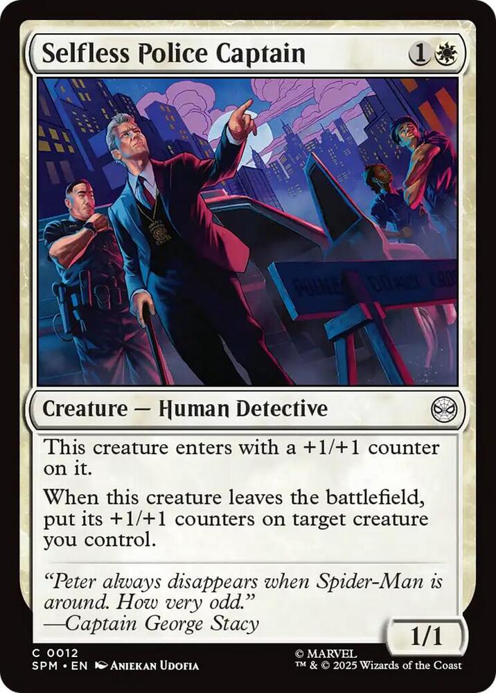 MTG! Selfless Police Captain - Marvel's Spider-Man (SPM)