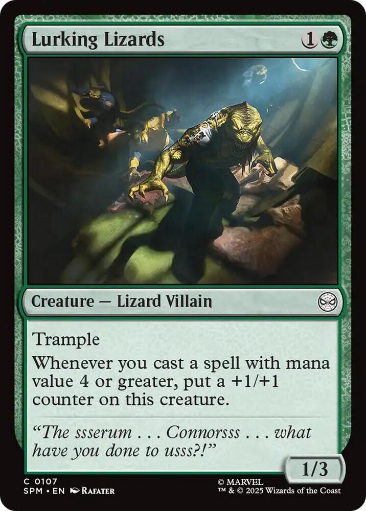 MTG! Lurking Lizards - Marvel's Spider-Man (SPM)