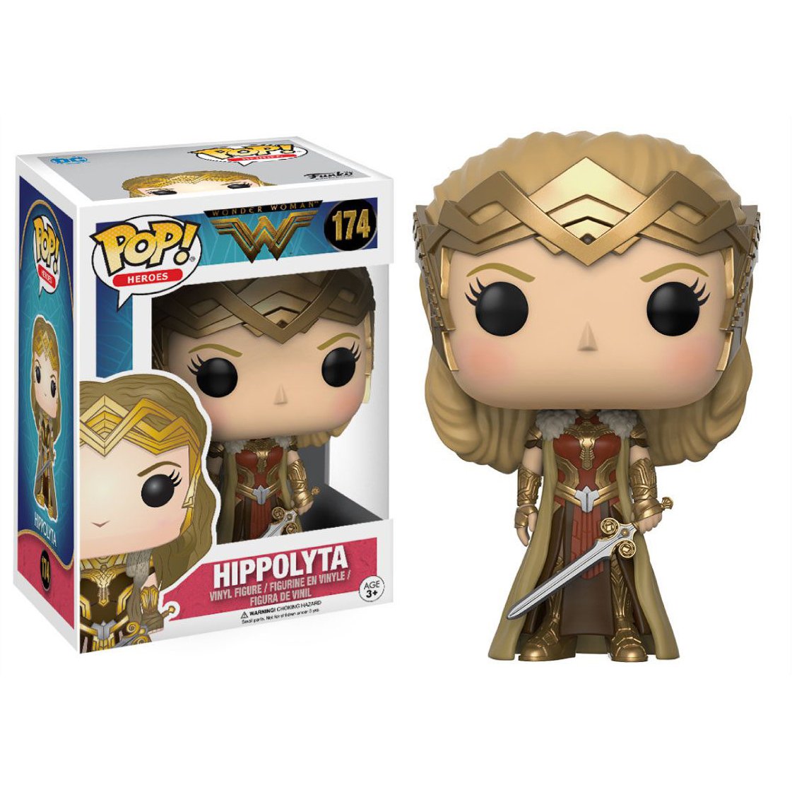 Funko Pop! Wonder Woman : Hippolyta 174 + Pop Protector