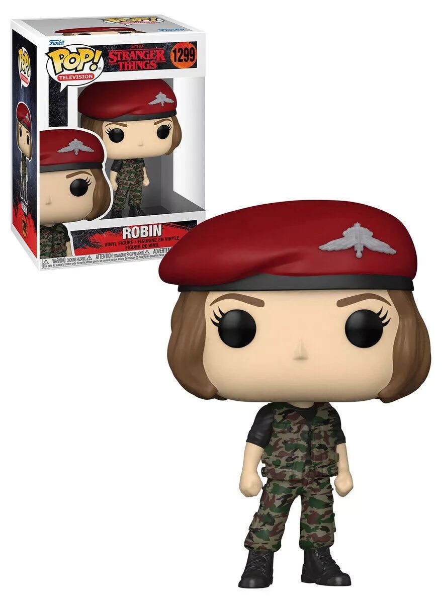 Funko Pop! Netflix Stranger Things Robin 1299 + Free Protector