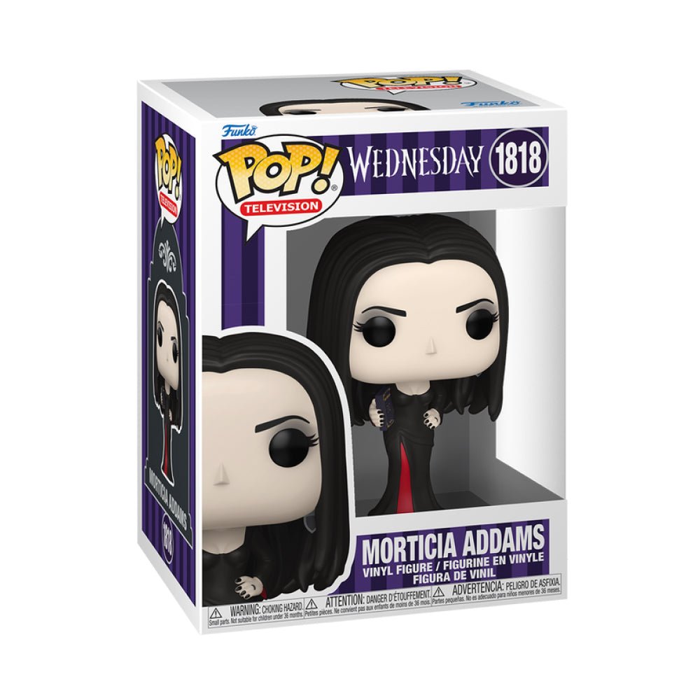 Funko Pop! Wednesday : Morticia Addams 1818 Figure + Pop Protector
