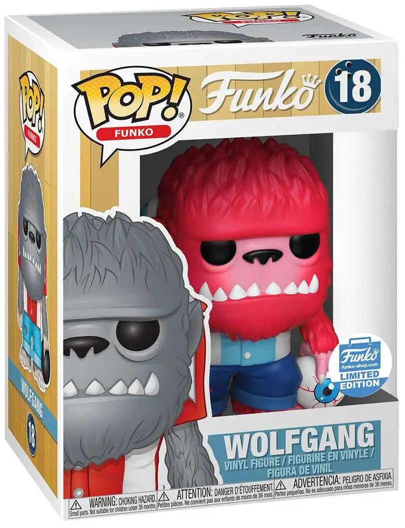 Funko Pop! Wolfgang 18 Funko Shop Exclusive Figure + Pop Protector