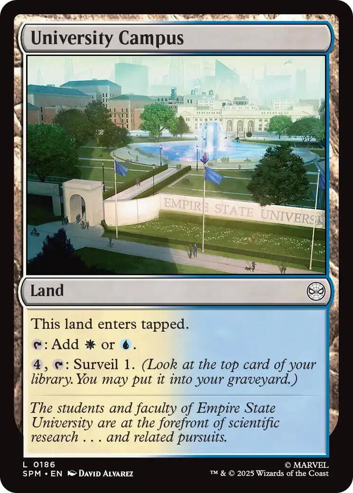 MTG! University Campus - Marvel's Spider-Man (SPM)