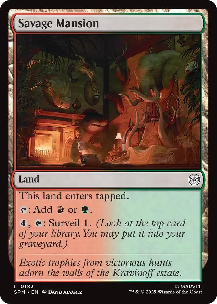 MTG! Savage Mansion - Marvel's Spider-Man (SPM)