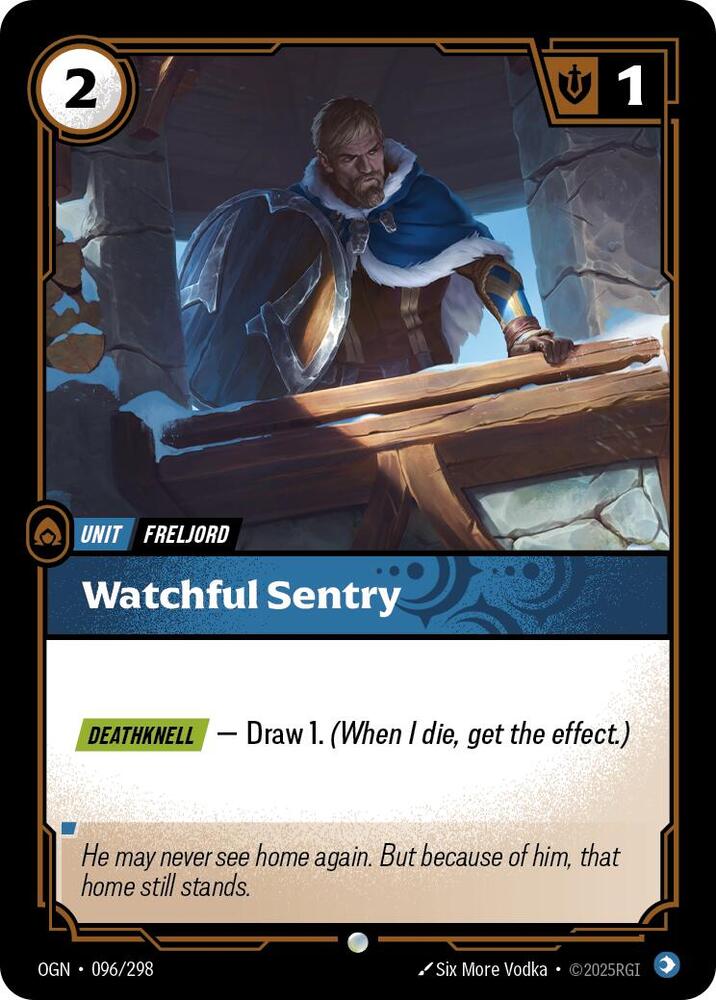 Riftbound TCG! Watchful Sentry - Origins (OGN)