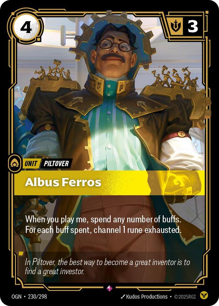 Riftbound TCG! Albus Ferros - Origins (OGN)