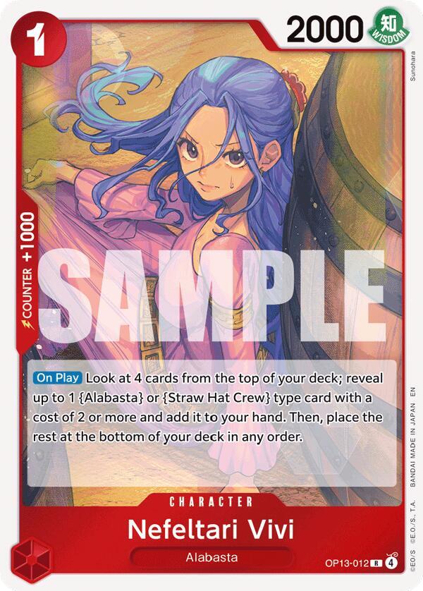 One Piece TCG Nefeltari Vivi - Carrying On His Will (OP13)