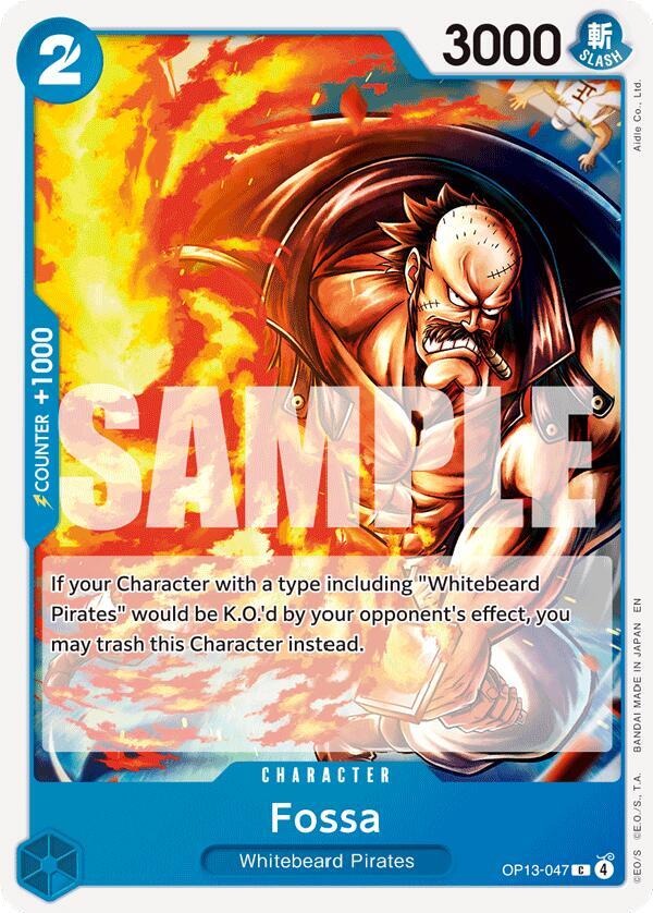 One Piece TCG! Fossa - Carrying On His Will (OP13)