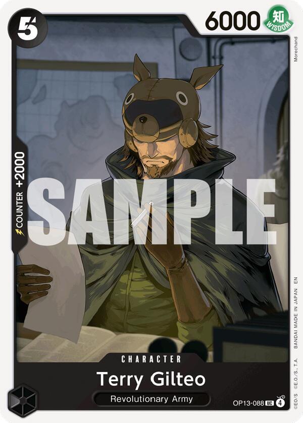 One Piece TCG! Terry Gilteo - Carrying On His Will (OP13)