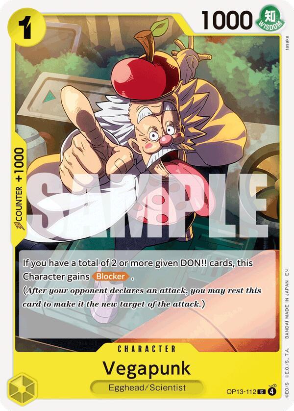 One Piece TCG! Vegapunk - Carrying On His Will (OP13)