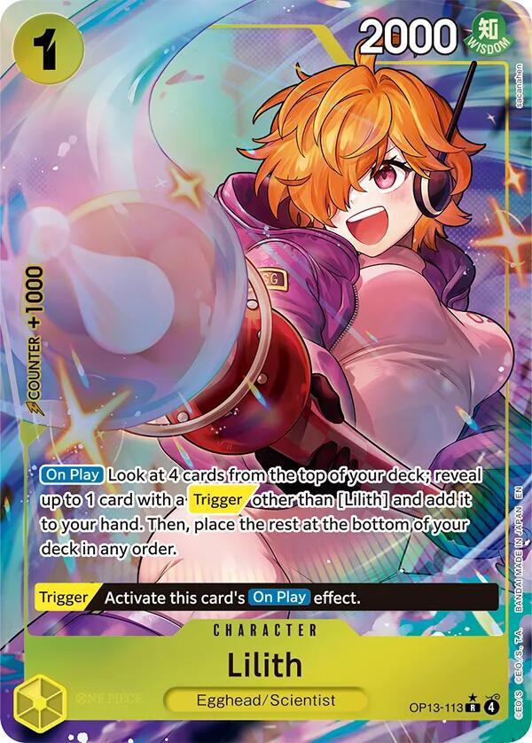 One Piece TCG! Lilith (Alternate Art) - Carrying On His Will (OP13)