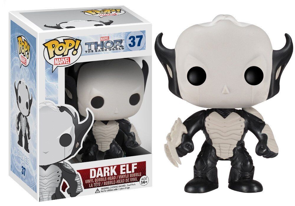 Funko Pop! Marvel Thor The Dark World : Dark Elf 37 (VAULTED) (box damage) + Pop Protector