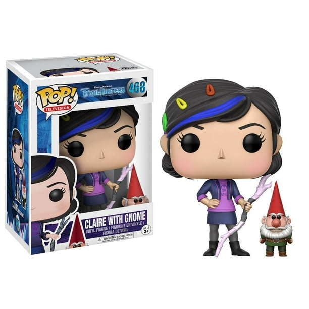 Funko Pop! TrollHunters : Claire with Gnome 468 (VAULTED) + Pop Protector
