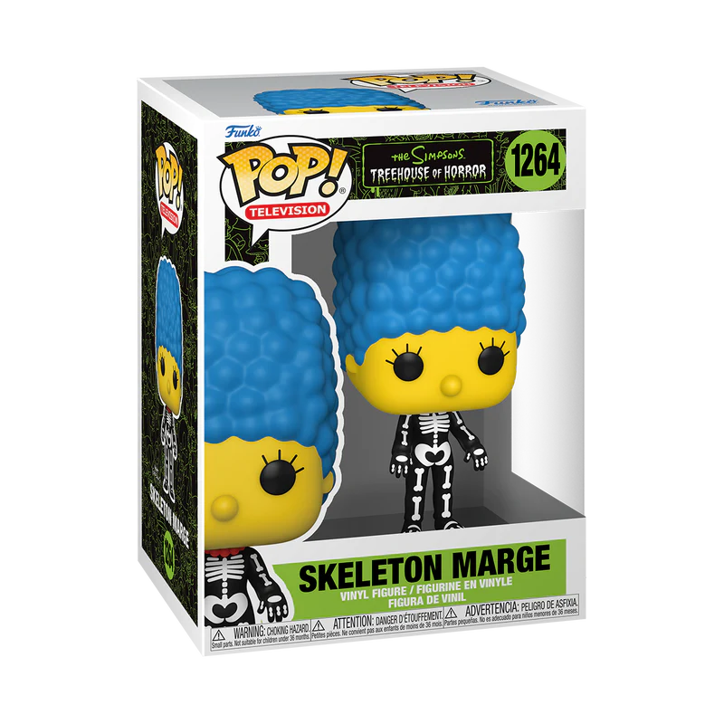 Funko POP! Television - Treehouse of horror - #1264 Skeleton Marge + PROTECTOR!