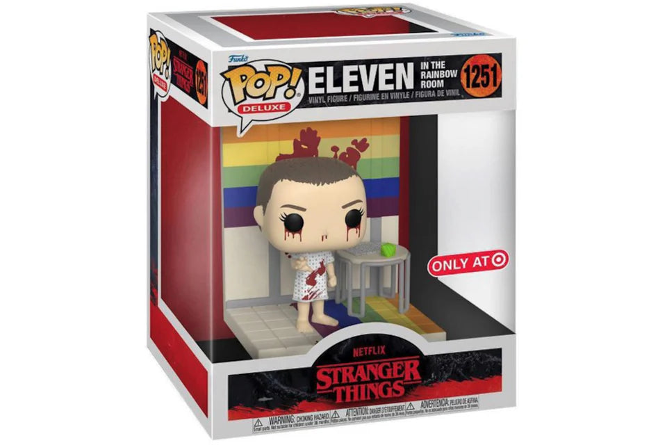 Funko Pop! Netflix Stranger Things Eleven In The Rainbow Room 1251 Target Exclusive Deluxe 6-Inch Build Scene Figure