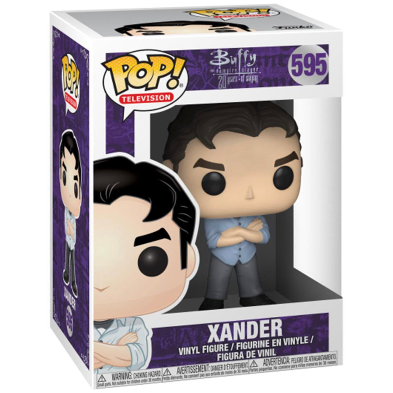 Funko Pop! Buffy The Vampire Slayer 20 Years of Slaying Xander 595 + Free Protector (VAULTED)