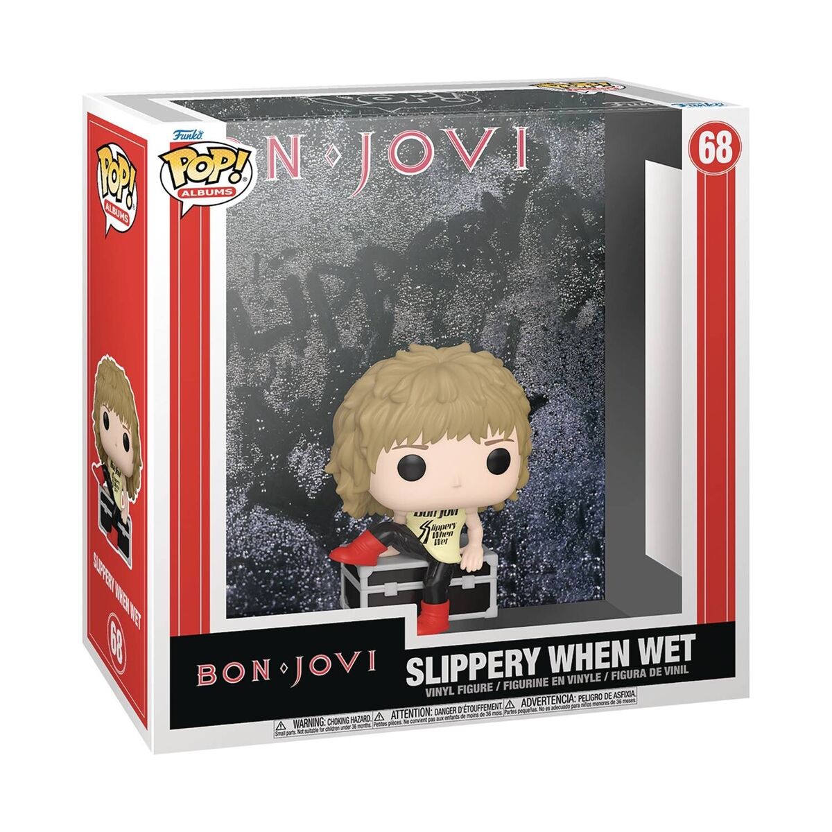 Funko Pop! Bon Jovi - Slippery When Wet 68 Album Cover