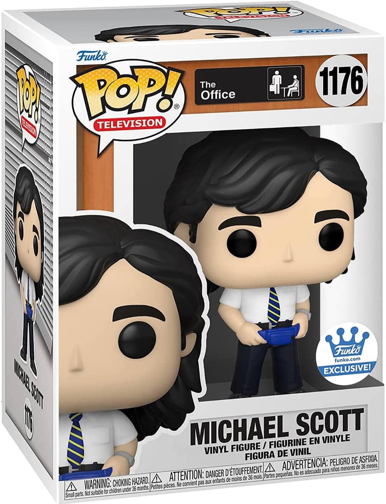 Funko Pop! The Office Michael Scott Funko Shop Exclusive 1176 + Free Protector