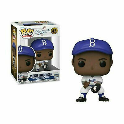 Funko Pop! Baseball MLB Dodgers Jackie Robinson 42 + Free Protector (Box ware)