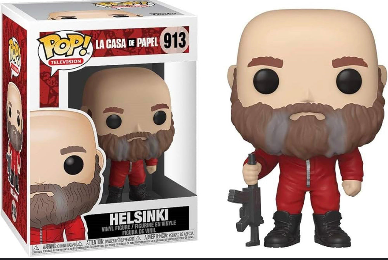 Funko Pop! La Case De Papel Helsinki 913 + Free Protector
