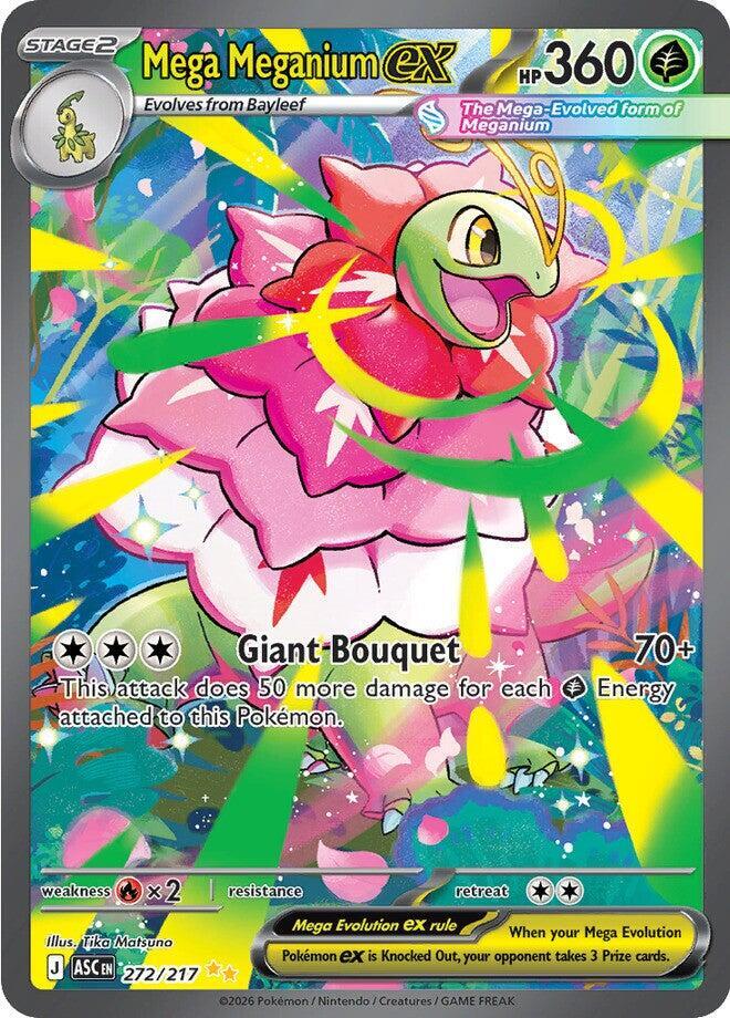 Pokemon TCG! Mega Meganium ex - 272/217 - ME: Ascended Heroes (ASC)