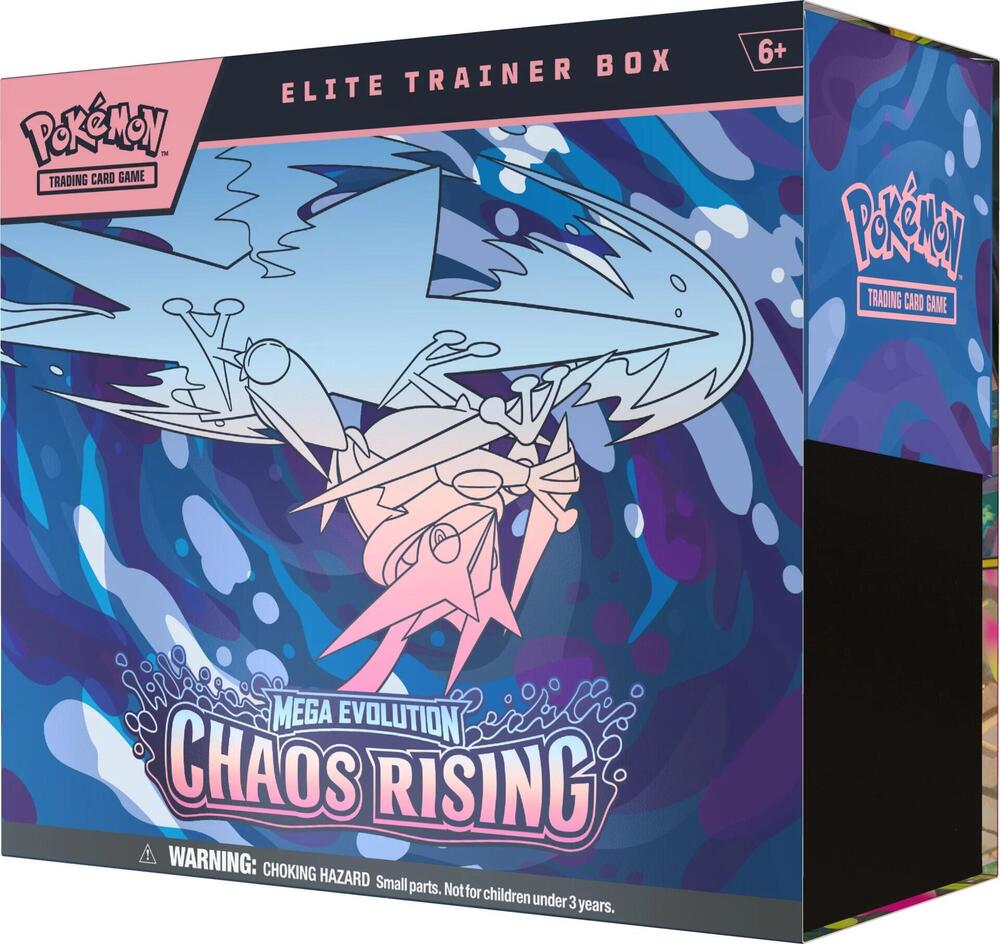 Pokemon TCG! Chaos Rising Elite Trainer Box - ME04: Chaos Rising (CRI)