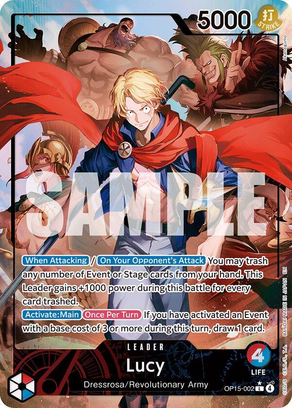One Piece TCG! Lucy (Alternate Art) - Adventure on Kami's Island (OP15-EB04)