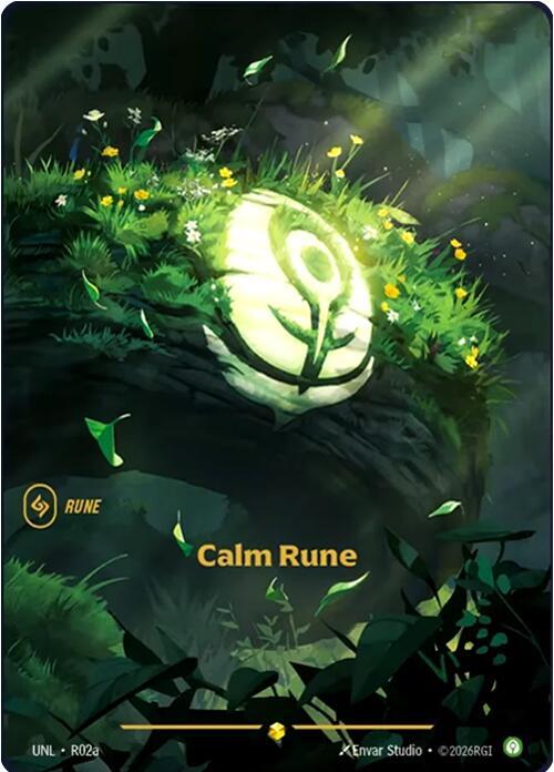 Riftbound TCG! Calm Rune (R02a) - Unleashed (UNL)